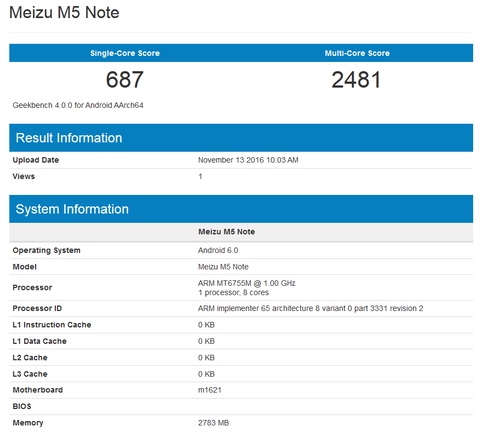 Az MT6755M csupán 1 GHz-en ketyeg, így érthetők a visszafogottabb eredmények