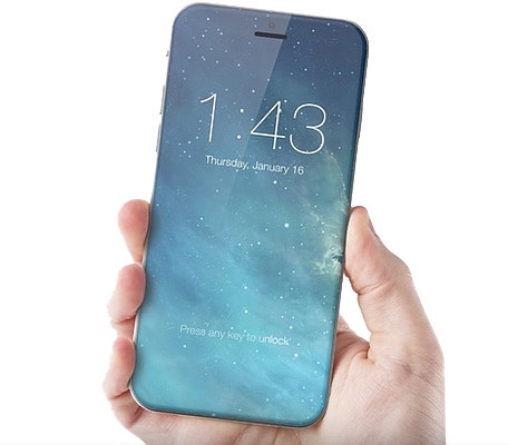 Tetszetős koncepciókép az iPhone 8-ról