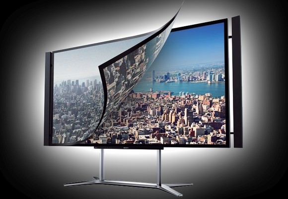 A Sony 2013-as CES-en bemutatott 4K OLED prototípus tévéje