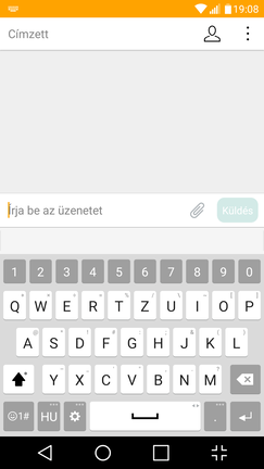 Gépelni is kényelmesen lehet az 5,2 hüvelykes kijelzőn