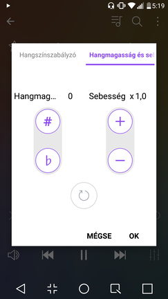 Kézi equalizer is akad a lejátszóban