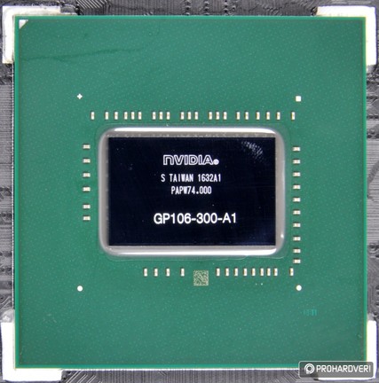 A 3 GB-os GTX 1060 GP106-ja