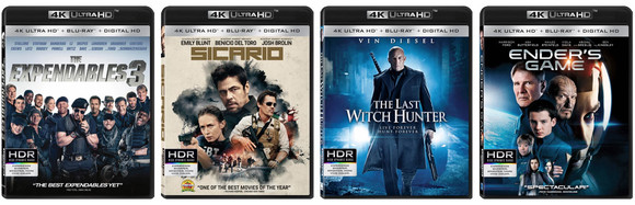 Ultra HD Blu-ray filmek