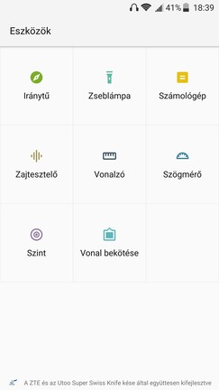 Komoly felhozatalt nyújt az eszköztár