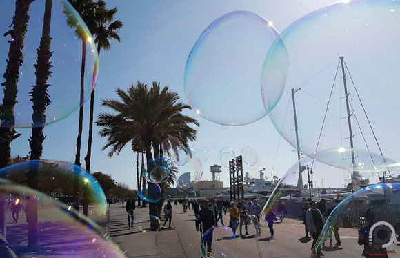 Fújták a buborékokat, ezzel kiváló lehetőséget kínálva a fotózáshoz