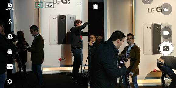 Képernyőfotó az LG kamerájának szoftveres felületéről