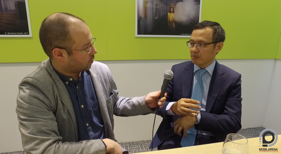 Mr. Yanmin Wang a 2017-es Mobile World Congress-en