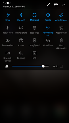 Fejlődött a gyorskapcsolók táblája is