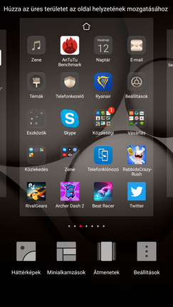 Fejlődött a gyorskapcsolók táblája is