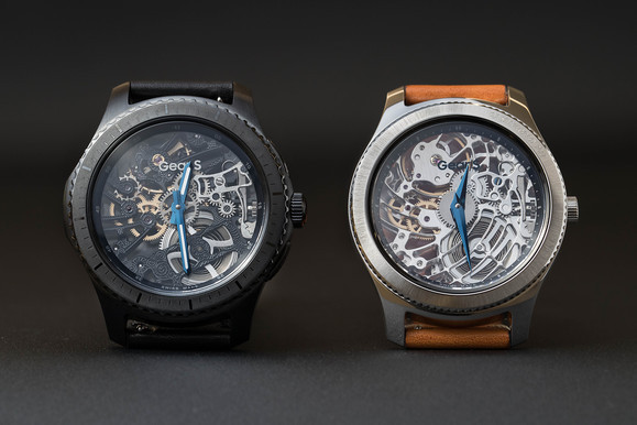 A mechanikus Gear S3 koncepció AMOLED kijelző helyett igazi óralapot és mutatókat kapott