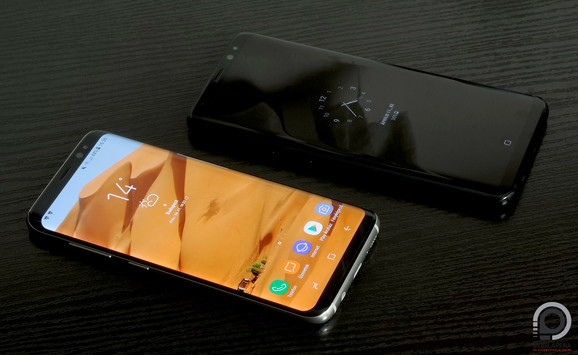 A Samsung Galaxy S8 és az S8+ kijelzője szinte kitölti az előlapot
