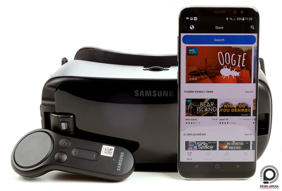 A Gear VR, a kontroller és a Galaxy S8 ütős triót alkot a VR-piacon