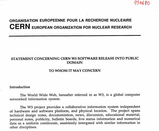 A CERN bejelentése I.