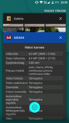A multitasking-ablak kifejezés itt kevésbé állja meg a helyét