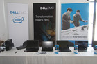 A Dell és a HP standja
