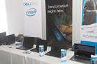 The stand of Dell and HP