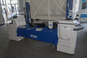 Stand of Epson and TP-Link