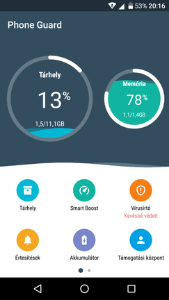 A rendszerkezelő szoftver nem kimondottan hasznos