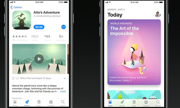 Az iOS 11 legkomolyabb változását az új App Store hozza