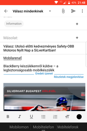 Levelezésre továbbra is zseniális a Hub