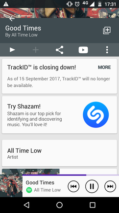 A gyártó a Shazamot kínálja alternatívaként