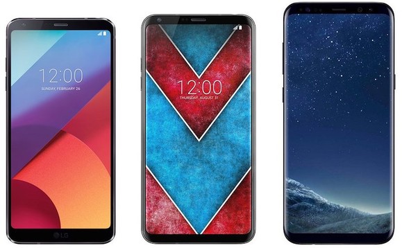 Az LG V30 a G6 és a Galaxy S8+ között