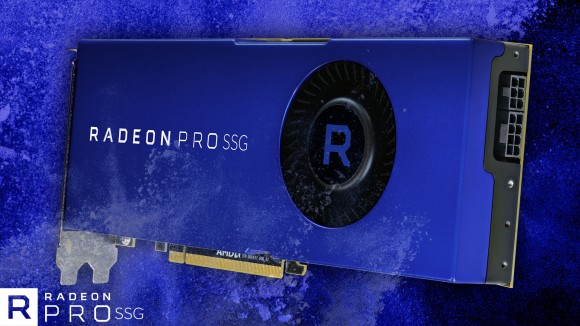 AMD Radeon Pro SSG 2 TB memóriával