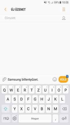 Alapértelmezetten egyszerű a billentyűzet, de könnyen alakíthatunk rajta