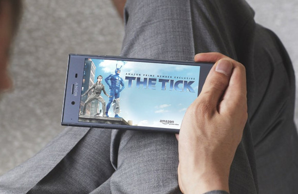 Az Xperia XZ1 HDR kijelzőjét például az Amazon videokatalógusával lehet kihasználni