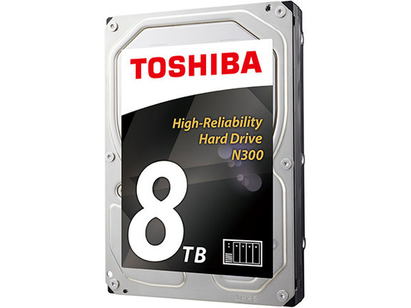 A jelenlegi csúcstartó a Toshiba kínálatában: a 8 TB-os MN sorozatú HDD (a készülő 14 TB-osról nem közöltek fotót)