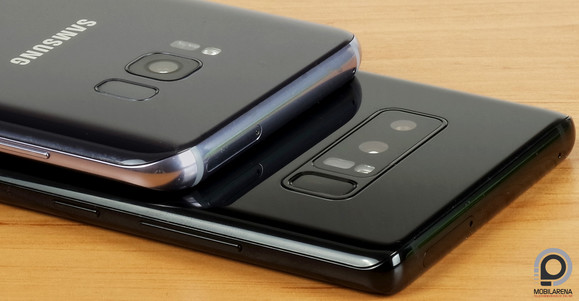Az S8+ egy lencsét, a Note8 már kettőt visel a hátlapon