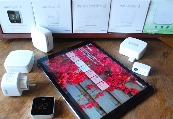 Elgato Eve család, és a központi egységként funkcionáló iPad