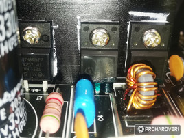 Eltérő MOSFET-ek az eltérő teljesítményű modellekben