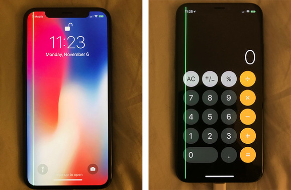 Nem egy iPhone X tulaj OLED paneljén jelent meg furcsa zöld csík