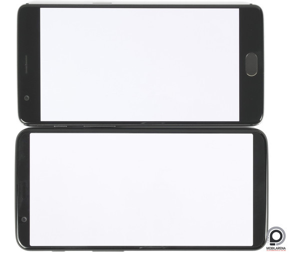 Sokkal kevesebb káva maradt a OnePlus 3T-vel összevetve, mégis minimális az 5T méretnövekedése