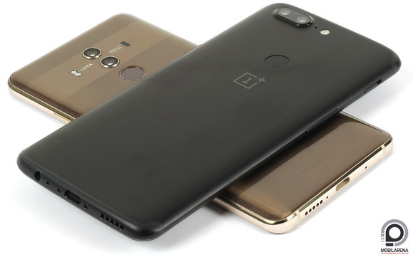 Ismerős, elegáns küllem: a OnePlus 5T-nek a Huawei Mate 10 Pro mellett sem kell szégyenkeznie