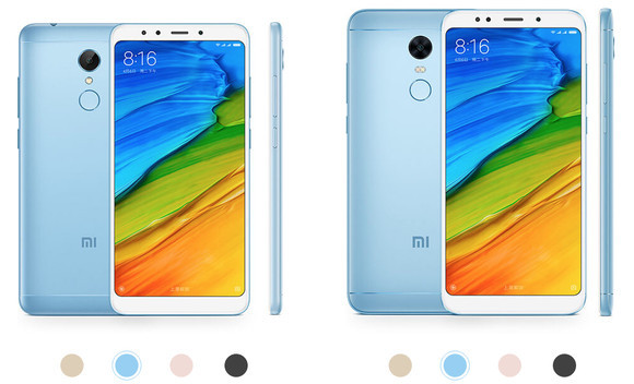 Egymás mellett a Redmi 5 és Redmi 5 Plus