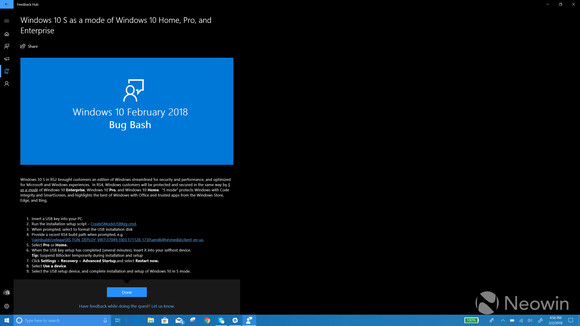 Windows 10 S mód