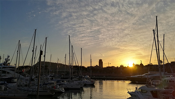Barcelona kikötő