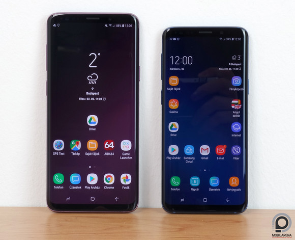 A Galaxy S9 páros