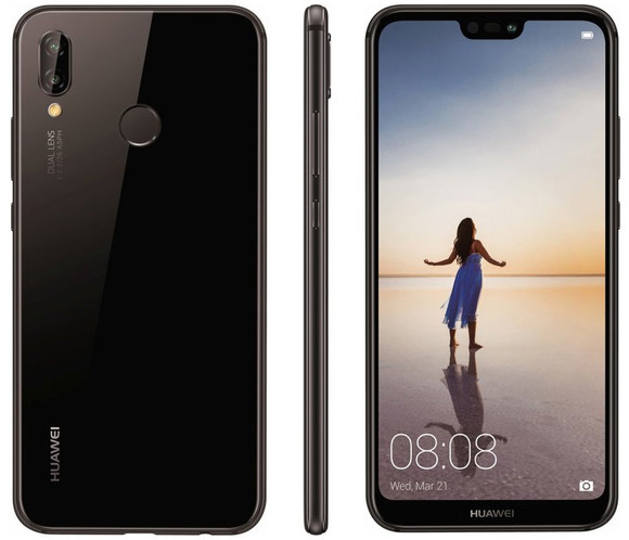 A Huawei P20 véglegesnek tűnő, de hivatalosan meg nem erősített renderképe