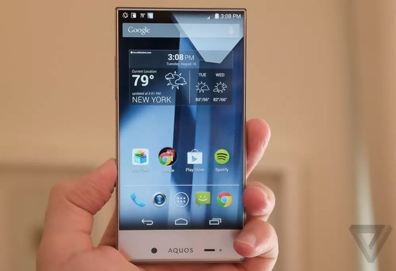 A Sharp Aquos Crystal még 2014-ből. Akkor még nem indult el a kávamentesítés divatja