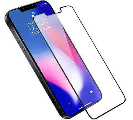 Az Olixar iPhone SE 2018 védőtokja a készülék előtt