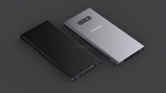 A Galaxy Note9 renderképei