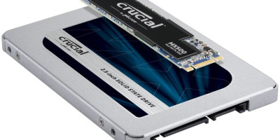 Crucial MX500 SSD 64 reteg 3D TLC NAND lapkakkal PROHARDVER Adattarolo hir
