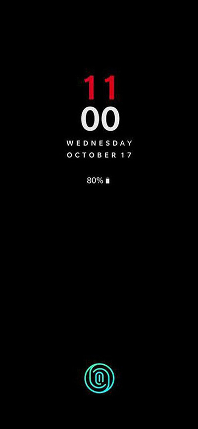 A OnePlus 6T képernyőképe