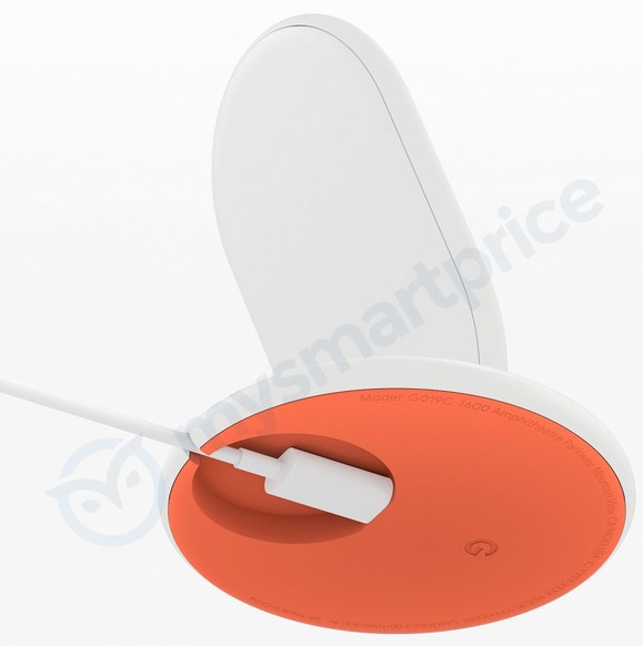 A Google Pixel Stand vezetékmentes töltő alulnézetből