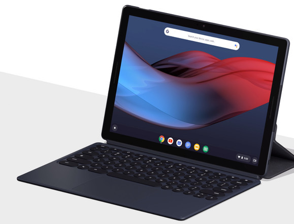 A Slate billentyűzetes tokjában