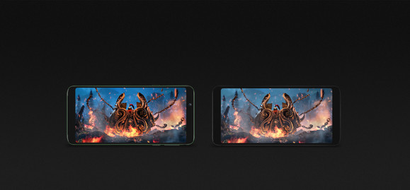 HDR és HDR támogatás nélküli megjelenítési minőség.