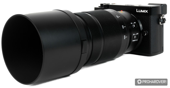 Leica 50-200mm a Panasonic Lumix GX9 vázon